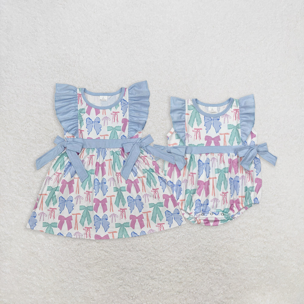 RTS NO MOQ Girls Boys Pajamas Clothes Sets and romper