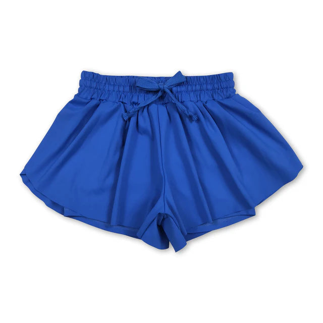 RTS NO MOQ Sibling Baby Girls Skort Yoga Shorts Bottoms