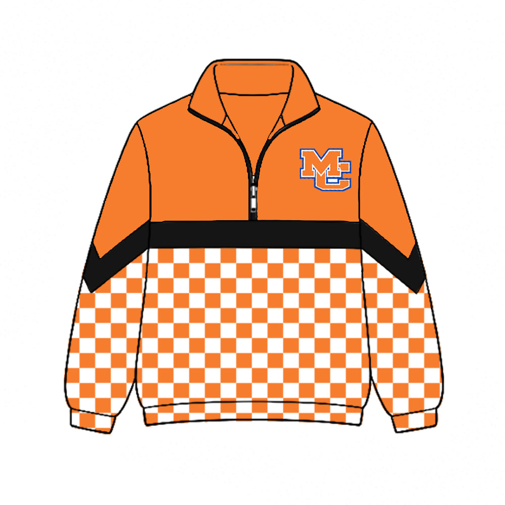 custom moq 5 mix size XY070402 Baby Kids Orange Top And Pants Casual Fashion Outfit Set