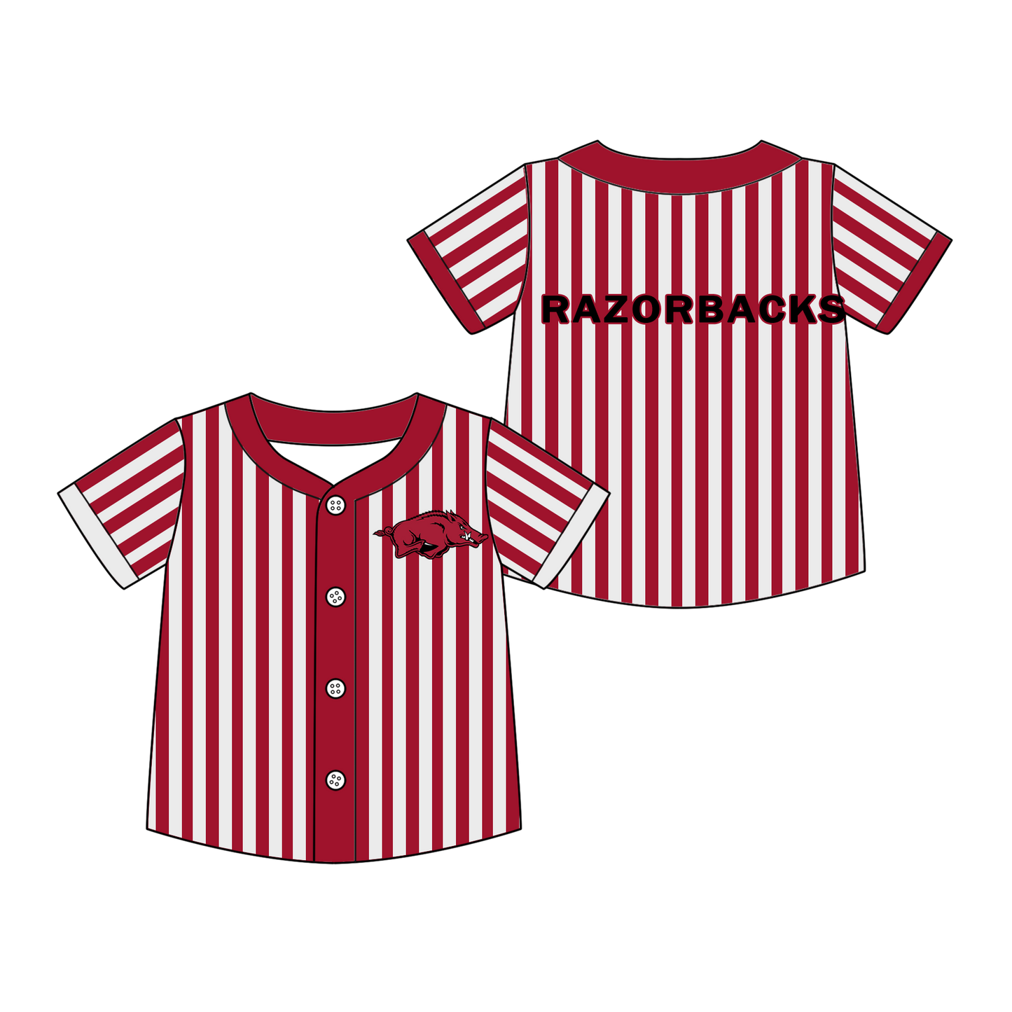 custom moq 5 mix size XY062501 Baby Boys Stripe Team Button Down Short Sleeve Casual Shirt Top