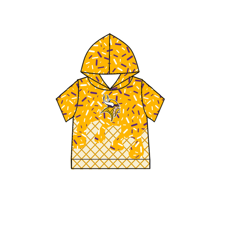 Custom moq 5 mix size milk silk baby girls clothes team orange hooded long sleeve tops and short sleeve top and dress and pants and shorts-25.6.28