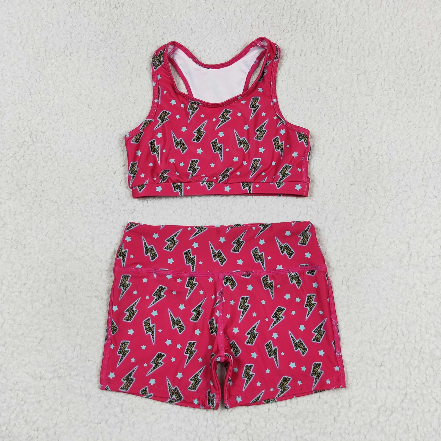 RTS NO MOQ Baby Girl Sleeveless shorts sets