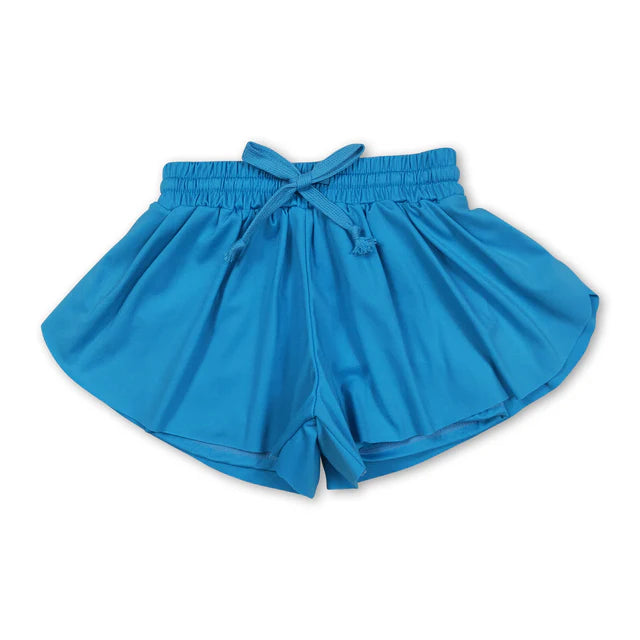 RTS NO MOQ Sibling Baby Girls Skort Yoga Shorts Bottoms