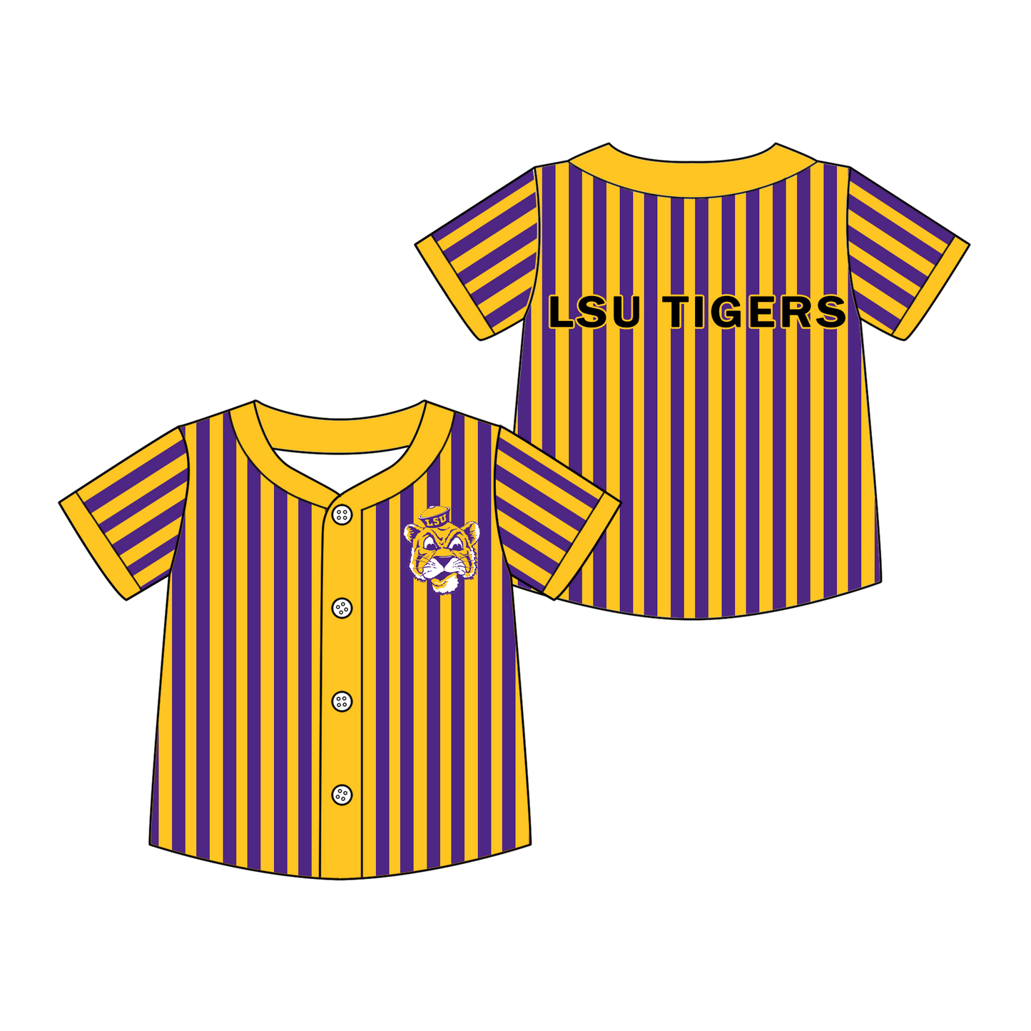custom moq 5 mix size XY062501 Baby Boys Stripe Team Button Down Short Sleeve Casual Shirt Top