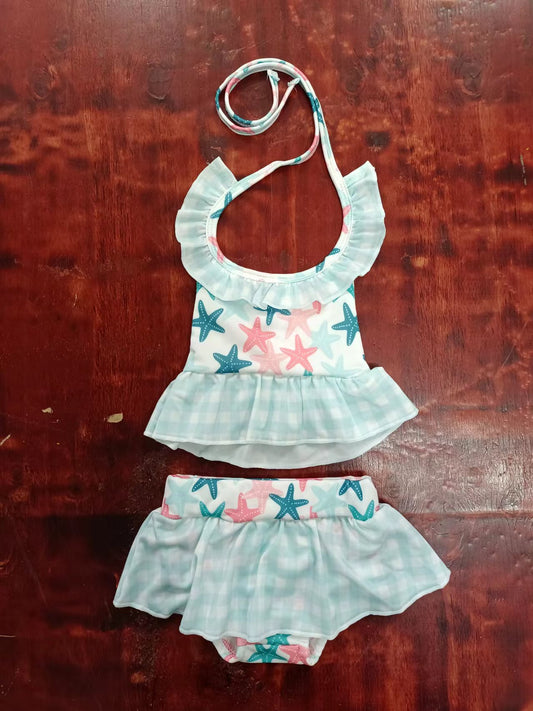custom moq 5 eta 4-6weeks mix size team baby girls clothes summer swimsuit set, swimsuit fabric