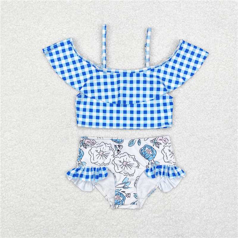 RTS NO MOQ baby girl clothes Short Skirt Set & Swimsuit