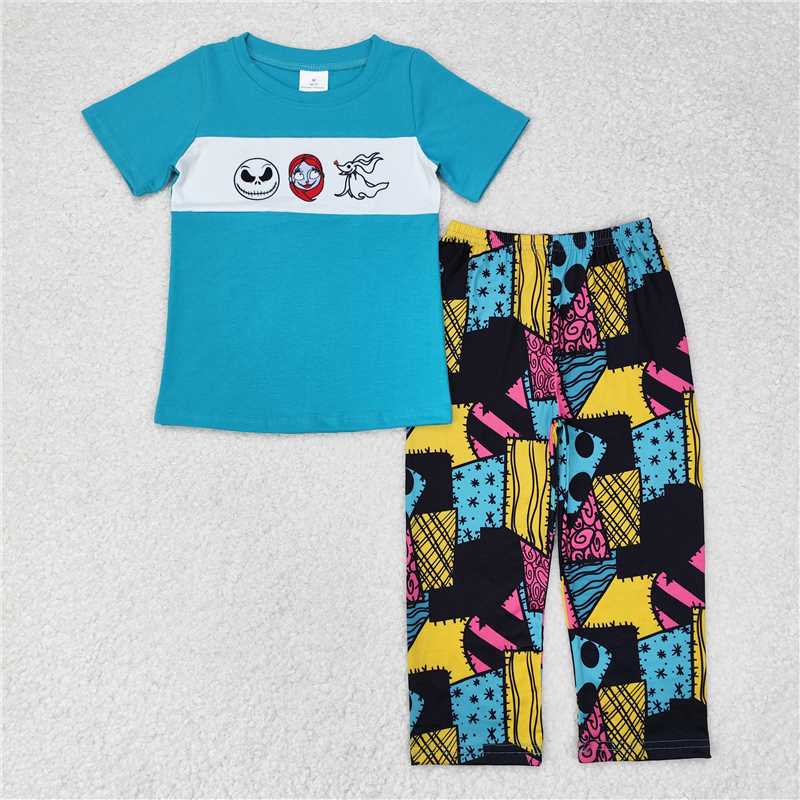 RTS NO MOQ Nightmare before Christmas Boys and girls with matching skirts  Sibling Sister Clothes