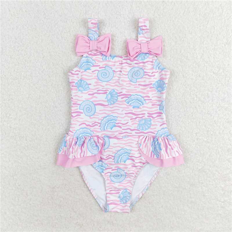 RTS NO MOQ baby girl clothes Short Skirt Set & Swimsuit