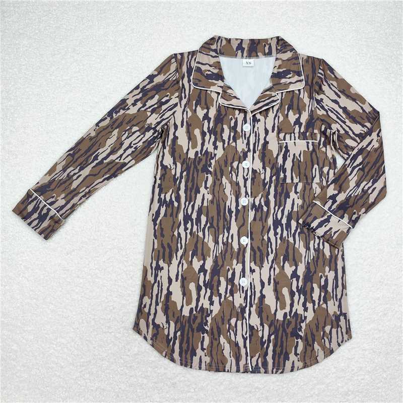 RTS NO MOQ Christmas Adult Button-Down Shirts: Christmas Series & Camouflage Series