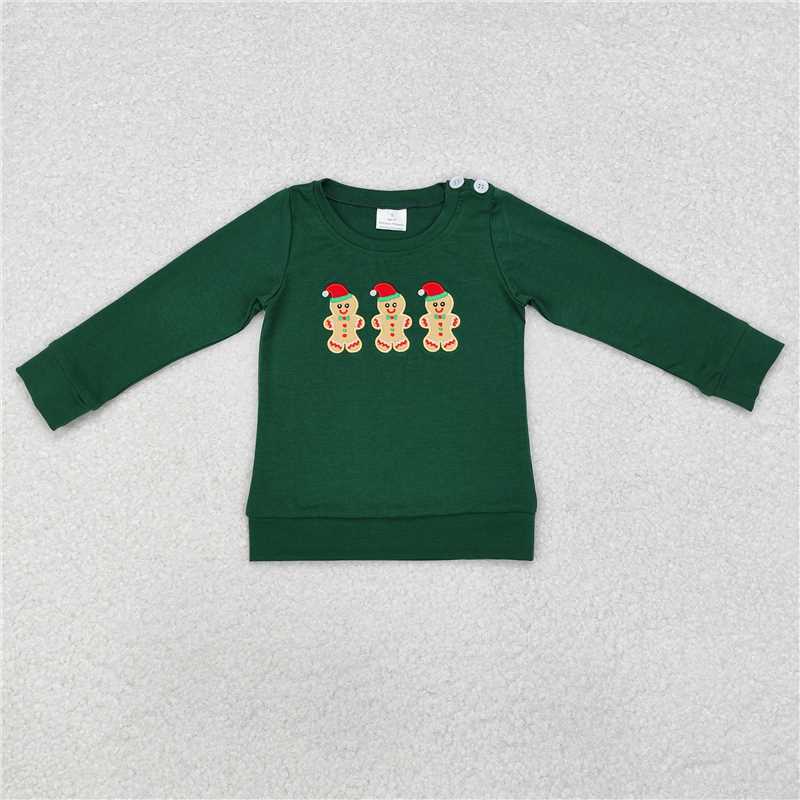 RTS NO MOQ Baby kid Christmas pullover long sleeve top