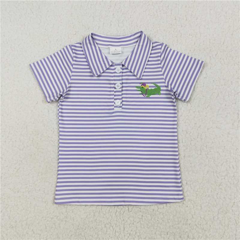 RTS NO MOQ Sibling baby girl clothes Carnival yellow green purple color matching striped culottes skirt and top