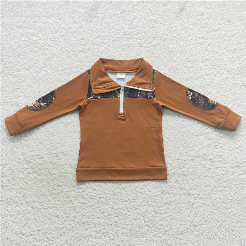 RTS NO MOQ Sibling baby boy clothes camouflage long sleeve pants Sets and top