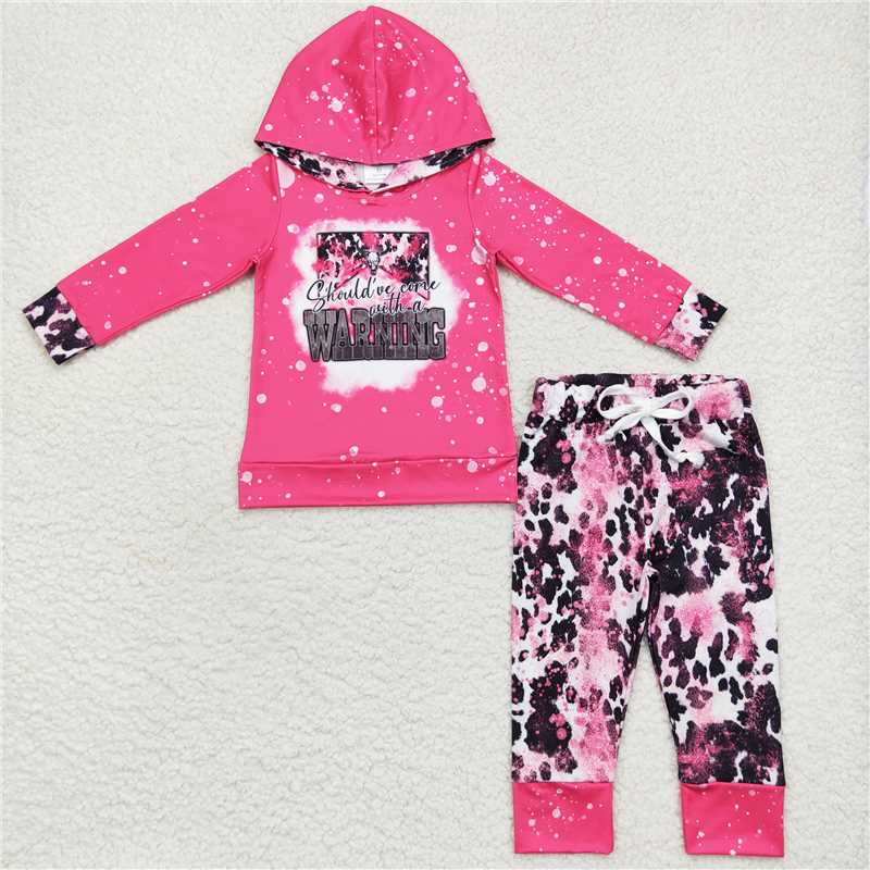RTS NO MOQ Sibling Baby girl boys clothes hooded Long Sleeve Pants Sets
