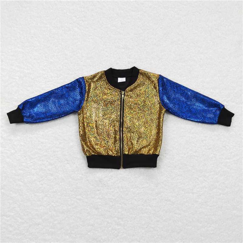 RTS NO MOQ Sibling baby Wear Sequin Cardigan Jackets sequin jacket