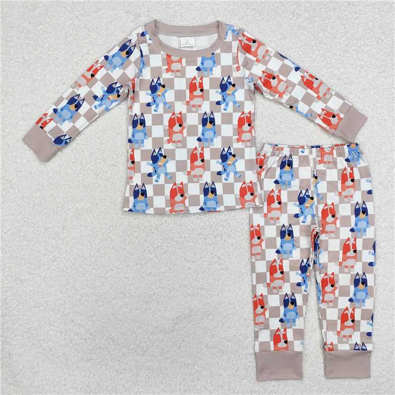 RTS NO MOQ  Baby Girls Boys Long Sleeve Pants Clothes Sets
