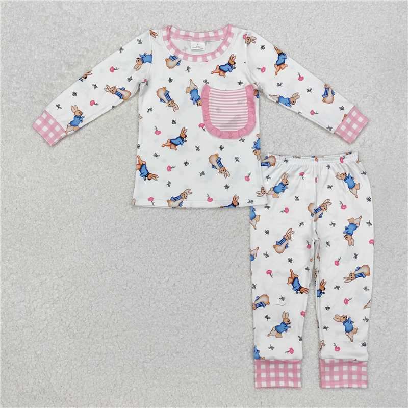 RTS NO MOQ Baby Boys Clothes Easter long-sleeved pants set
