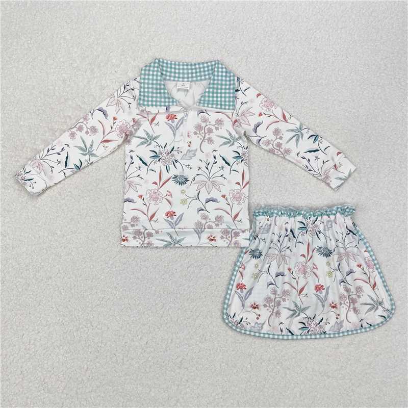RTS NO MOQ baby girl clothes long sleeve dress