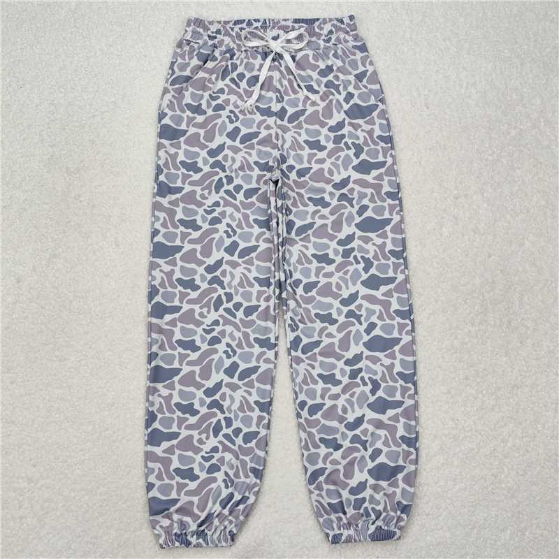 RTS NO MOQ Sibling Adults women clothes yoga camouflage Long Sleeve Tops and pants and set