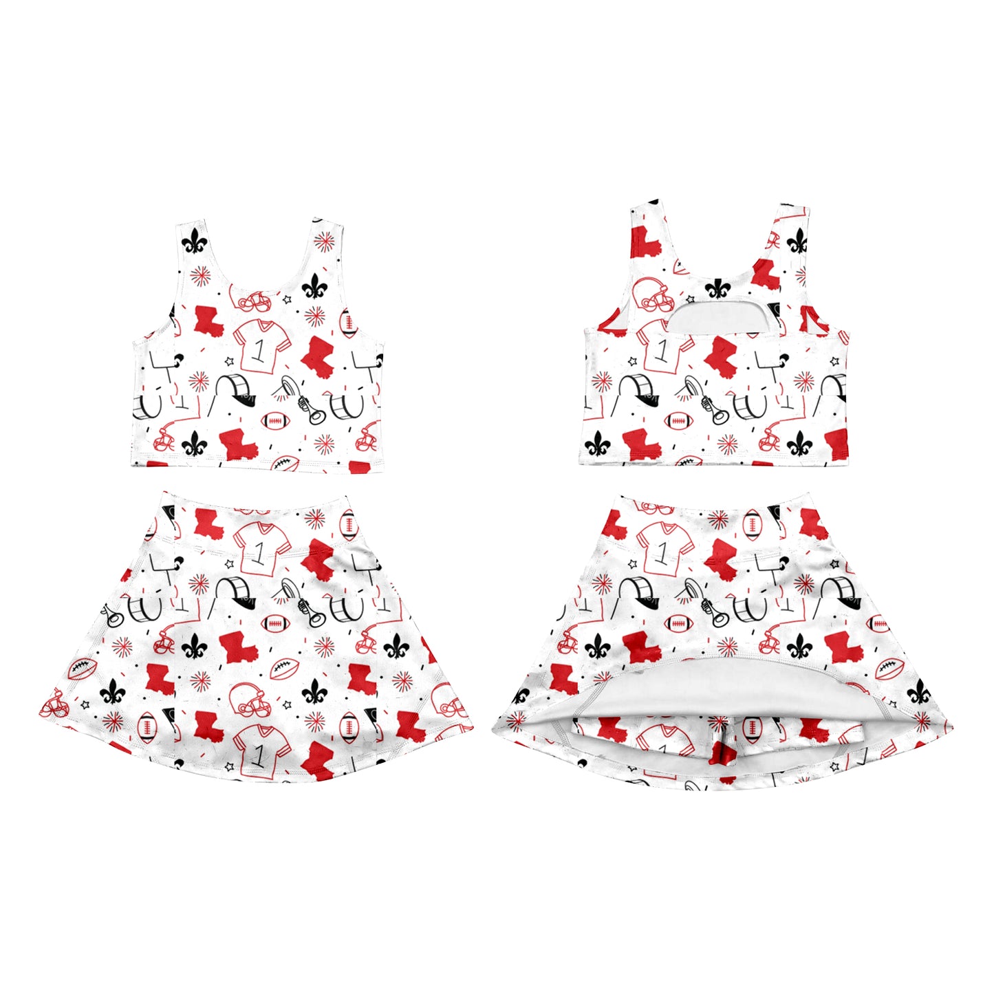 Custom moq 5 mix size milk silk summer teams baby girls clothes team sleeveless skirts sets and dress and top-25.7.12
