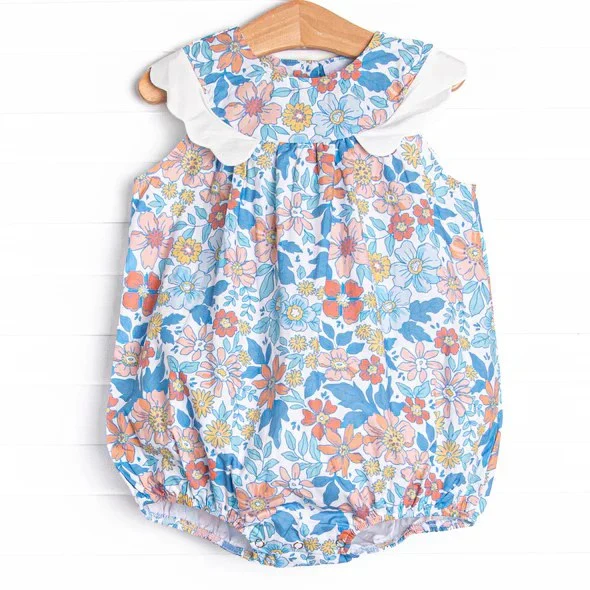 Deadline: May 22 custom eta 5week no moq eta 5-6weeks Summer Flowers Girls Summer Climbing Suit