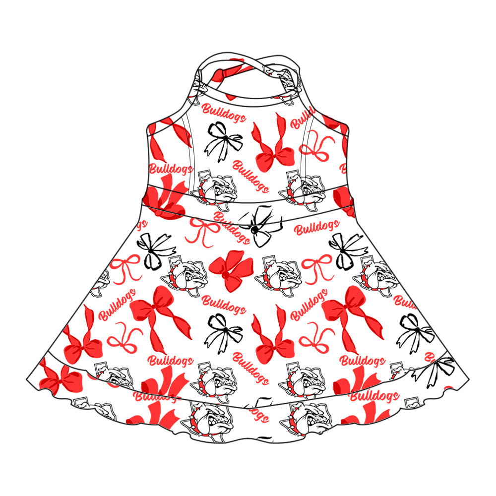 Custom moq 5 mix size milk silk summer teams baby girls clothes bow red hooded long sleeve pants sets and skirts sets and dress and jumpsuit and top-25.7.31