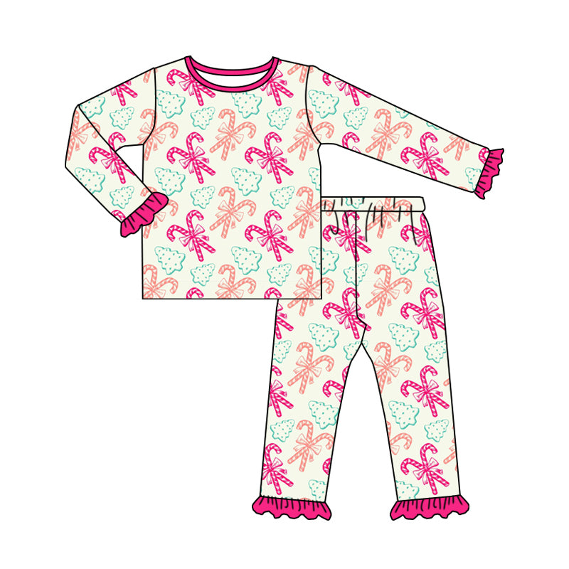 8.22 custom each style moq 5eta 4-6week Sibling Sister Christmas rose red baby girl sets and dress and rompers match family design