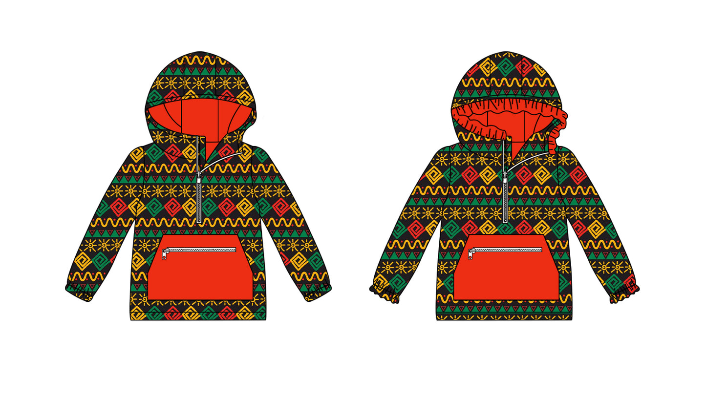 25.9.5 custom each style moq 5eta 4-6week Sibling Sistersv baby girl hooded long sleeve top 2 match family design