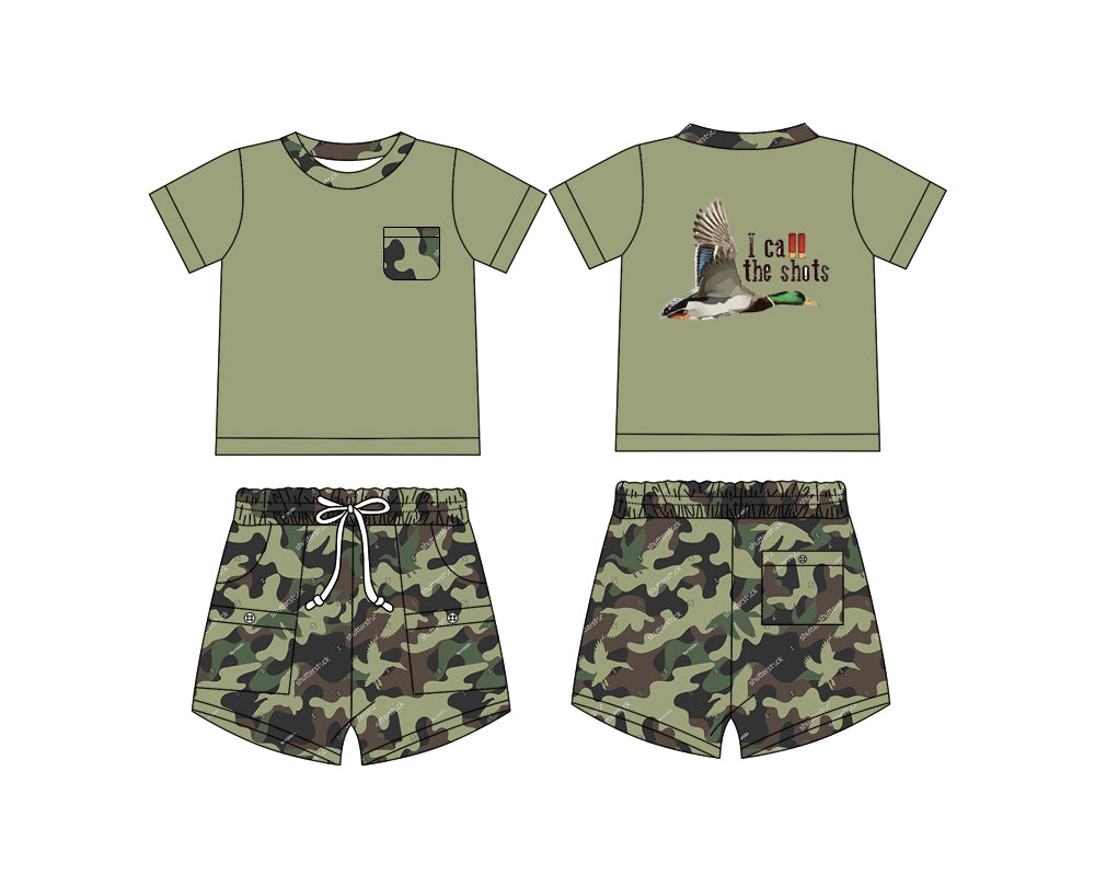 12.9 custom each style moq 5eta 4-6week Sibling Sister camouflage baby girl short sleeve shorts fish sets 1 and easter sets 2 match design