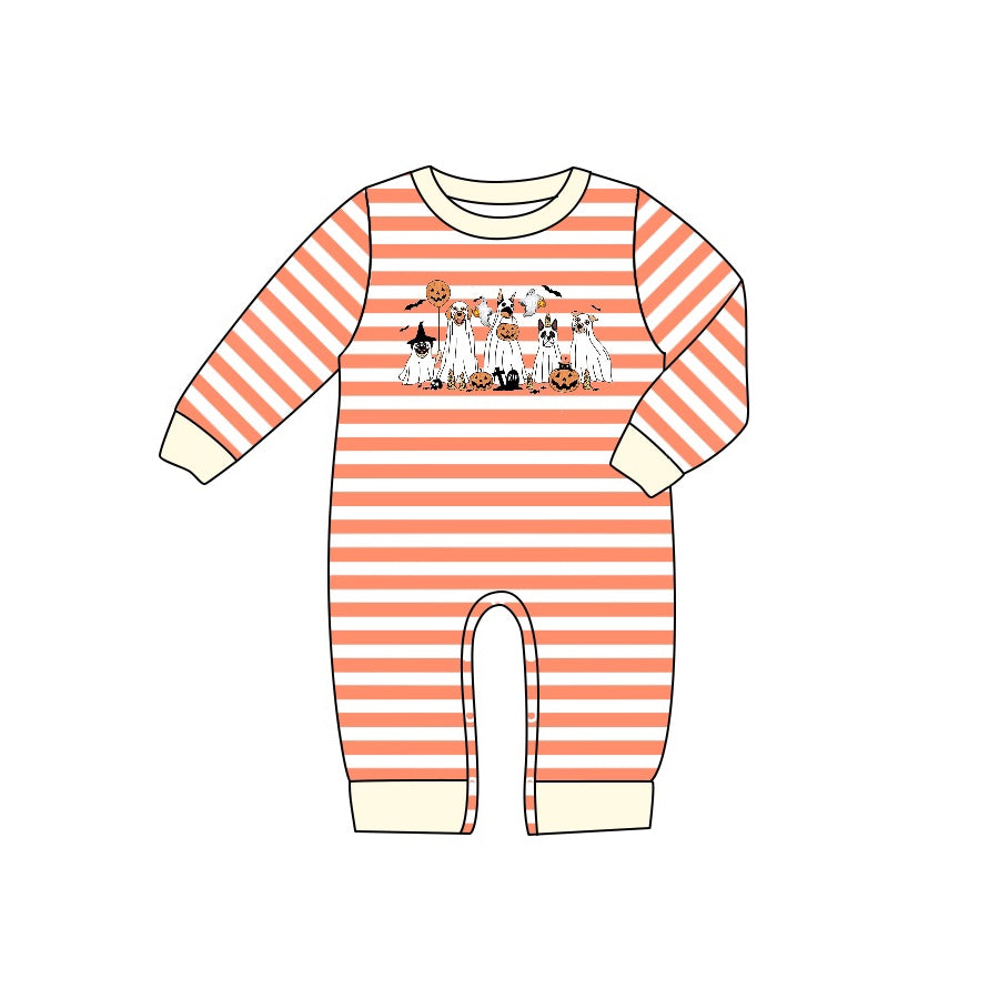 5.9custom each style moq 5eta 4-5week Sibling Sister Halloween style print pink girls outfits and baby rompers and dress match family design