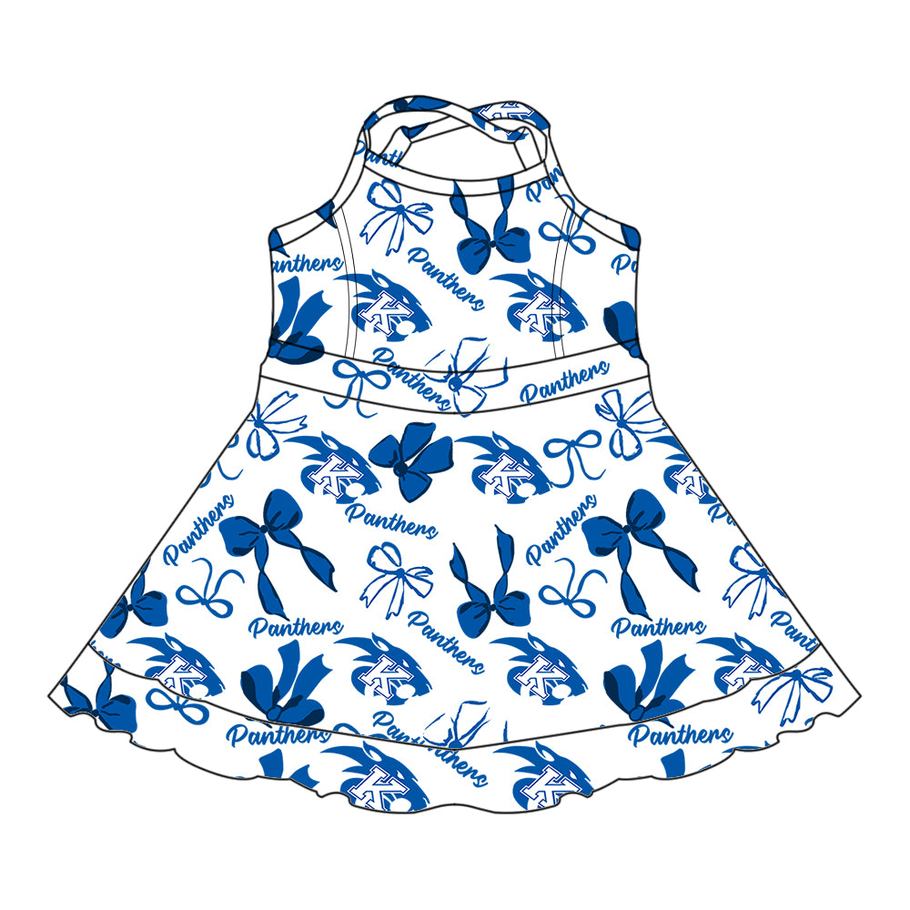 Custom moq 5 mix size milk silk summer teams baby girls clothes bow blue hooded long sleeve pants sets and skirts sets and dress and jumpsuit and top-25.7.30