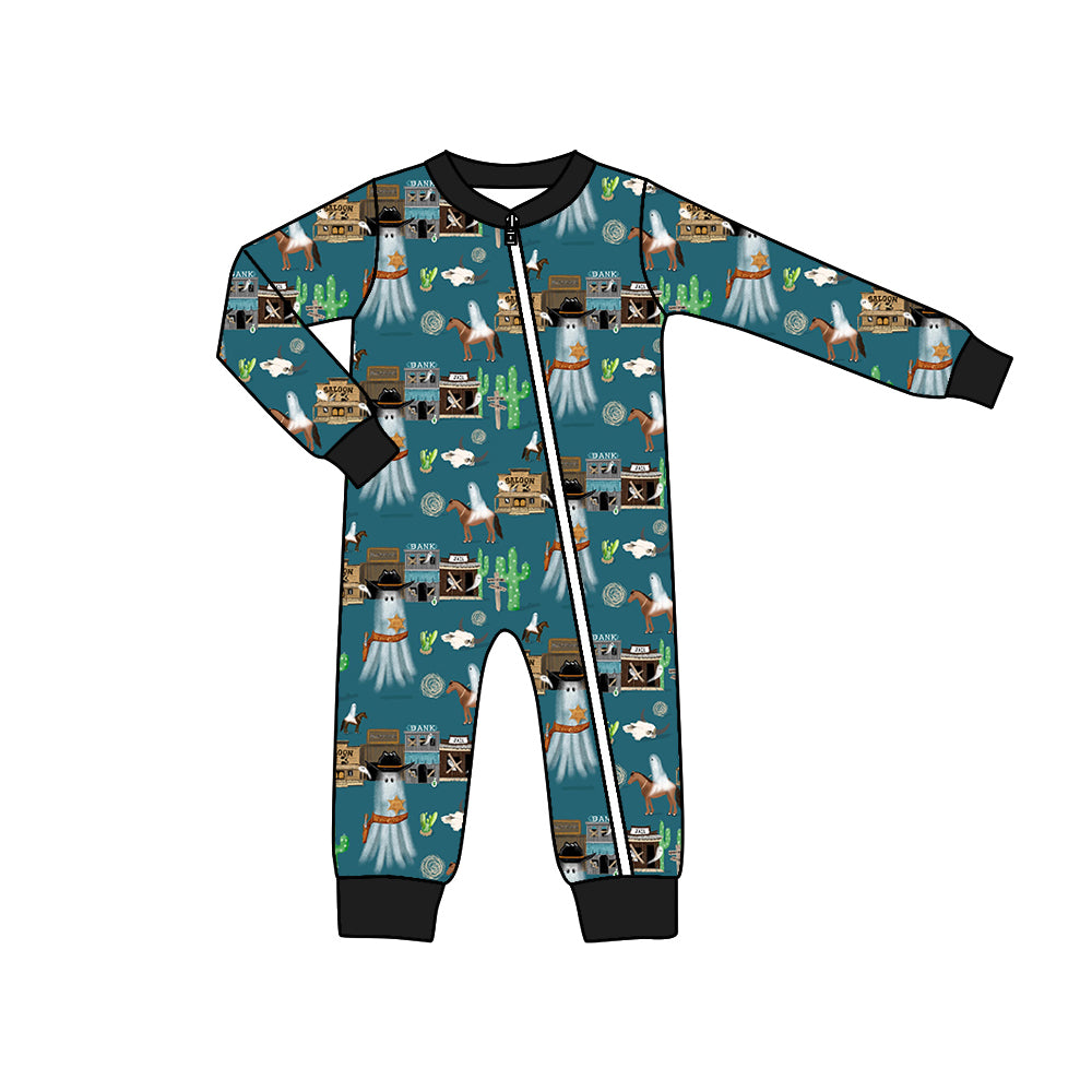 6.3 custom each style moq 5eta 4-6week Sibling Sister ghost catcus boys outfits and baby romper match family design