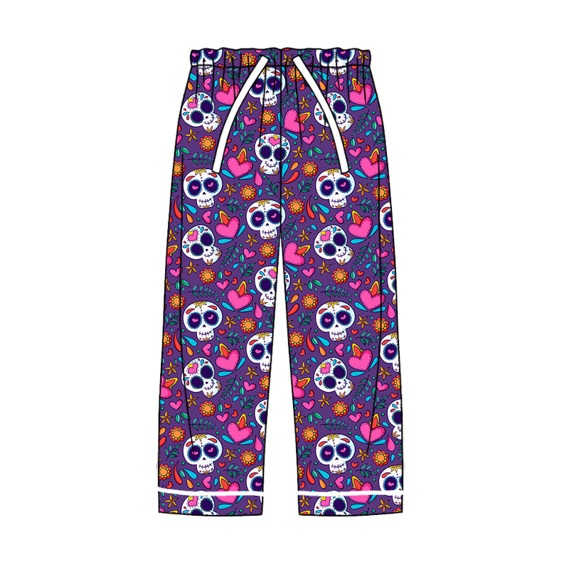 7.25 custom each style moq 5eta 4-6week adult clothes purple adult man pants