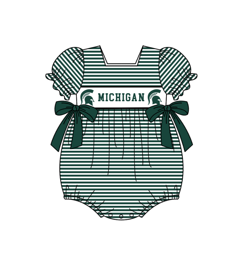 Custom moq 5 mix size milk silk summer teams baby girl boys clothes green short sleeve shorts sets 2 and brief sets and dress and rompers 2 series