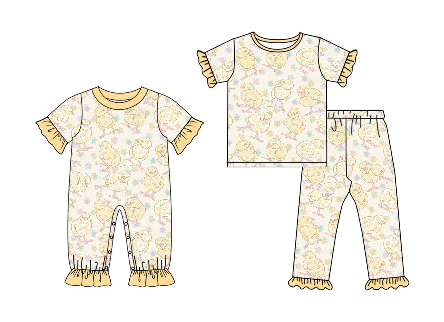 25.10.9 custom each style moq 8 eta 6-8week Sibling Sisters baby girl clothes short sleeve pants sets and romper match family design
