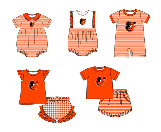 Custom moq 5 mix size milk silk summer teams Baby Boys And Girls Short-Sleeved Shirt And Shorts Set Matching Striped Rompers Outfit Set