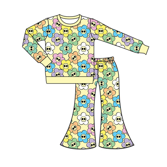 8.7 custom each style moq 5eta 4-6week Sibling Sister floral colorful baby girls sets and rompers match family design