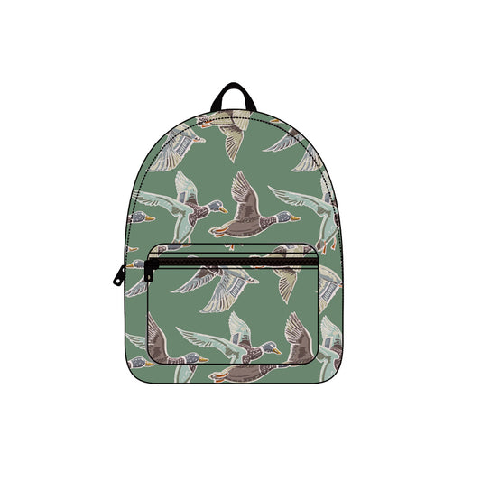 10.19 custom each style moq 5 eta 4-6weeks ducks green baby kids fashion backpack