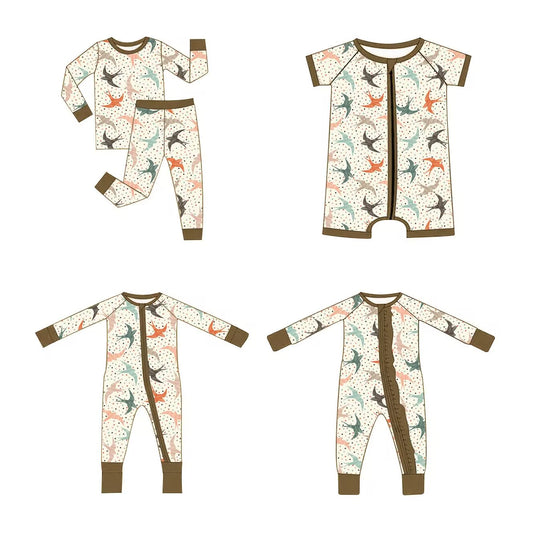 Custom moq 5 each style eta 6-7weeks baby boy clothes long sleeve pants set and rompers 3-25.8.29