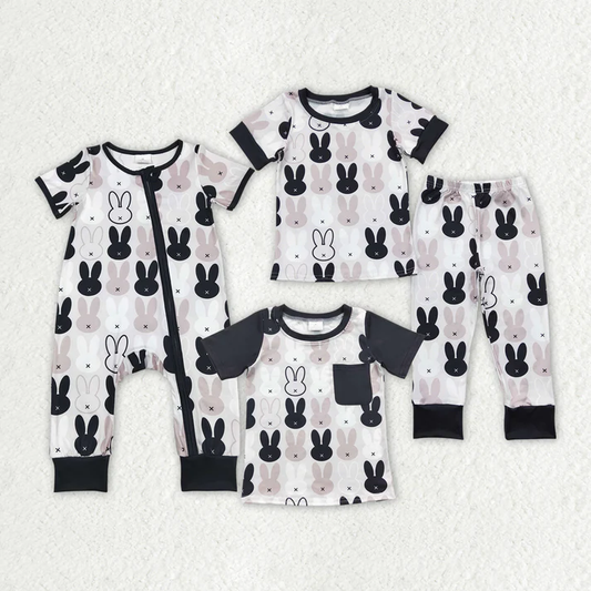 RTS NO MOQ Girls Boys Easter Clothes Sets and top and romper