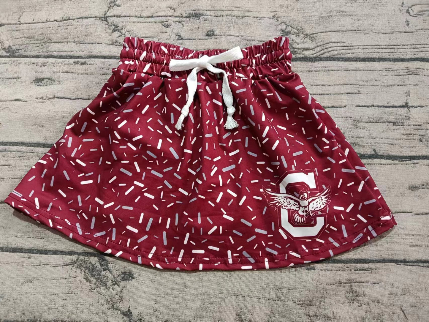 custom moq 3 eta 6-8weeks team adult and kids clothes girls skirt