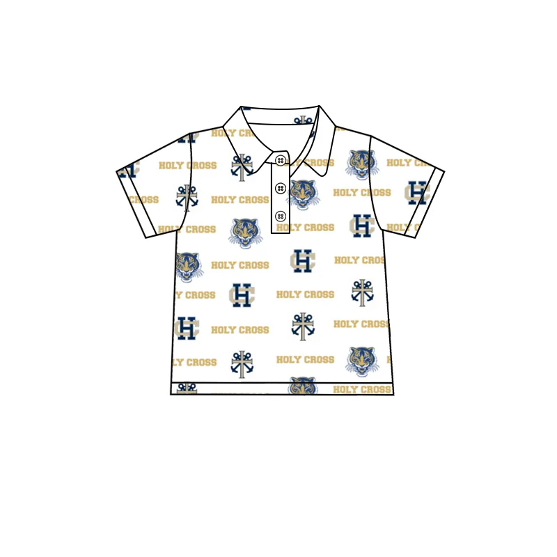 Custom moq 5 mix size milk silk eta 6-8weeks summer team top adult clothes team shorts sleeve summer top Tiger Gold