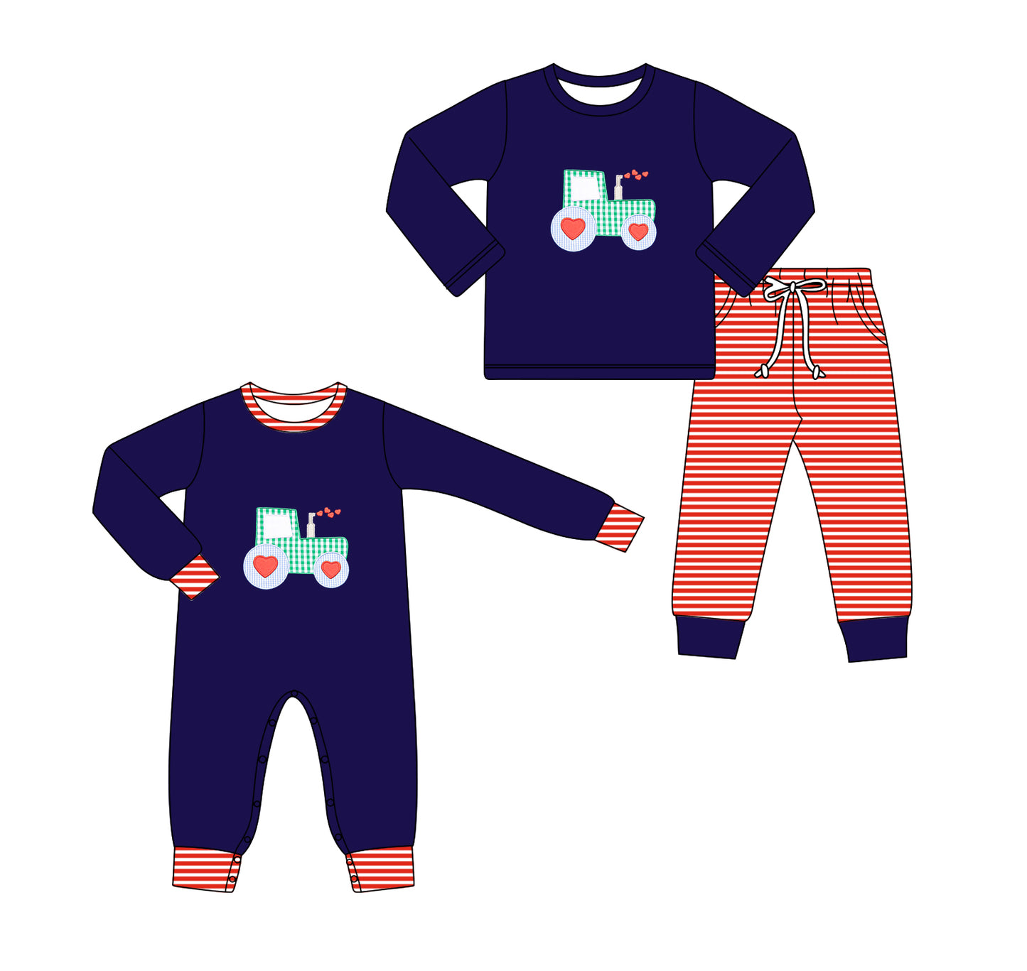 25.11.14 custom each style moq 5 eta 6-8week Sibling Sisters love baby boy clothes long sleeve pants sets and romper match family design