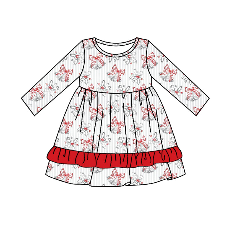 7.11 custom each style moq 5eta 4-6week Sibling Sister bow floral baby girls sets and dress and rompers match family design