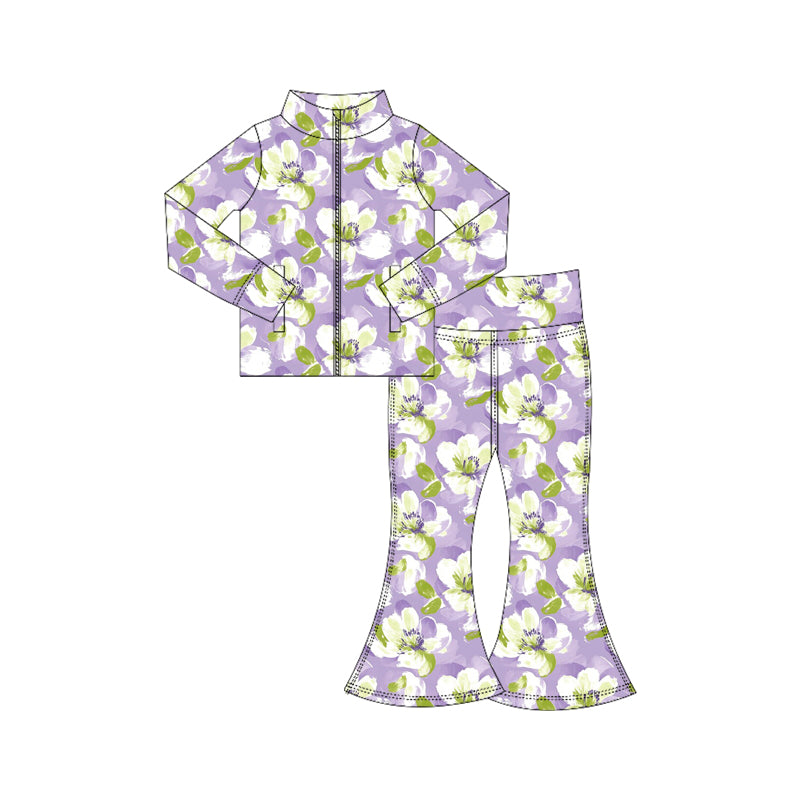 25.6.12 custom each style moq 5eta 4-6week Sibling Sisters baby girl long sleeve pants sets 1 and sets 4 match family design