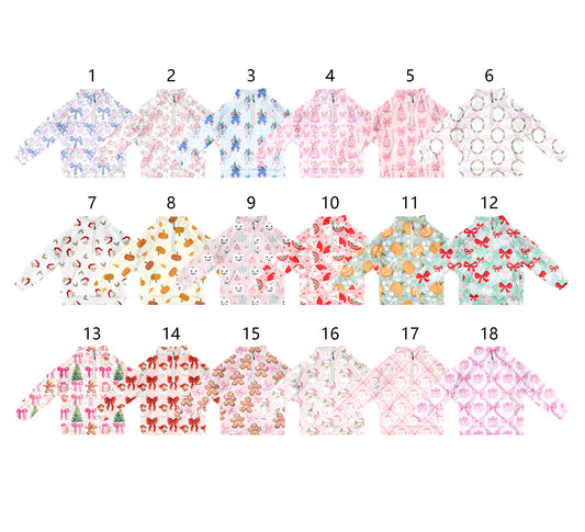 25.5.19 custom each style moq 5eta 4-6week Sibling Sisters baby girl long sleeve top 1 and top 8 match family design-1