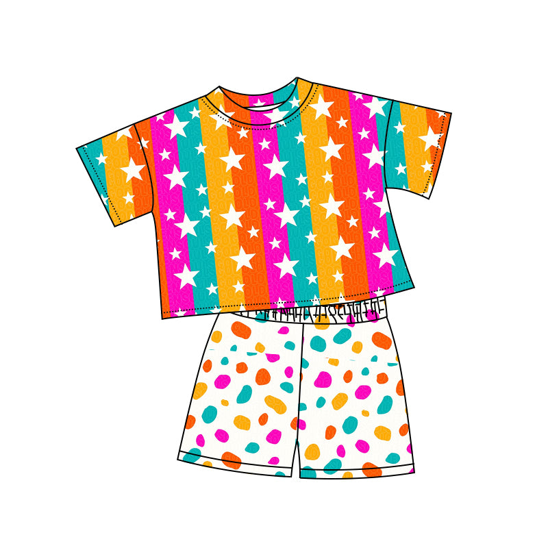 25.11.18 custom each style moq 5 eta 6-8week Sibling Sisters baby girl clothes short sleeve shorts sets 4 match family design