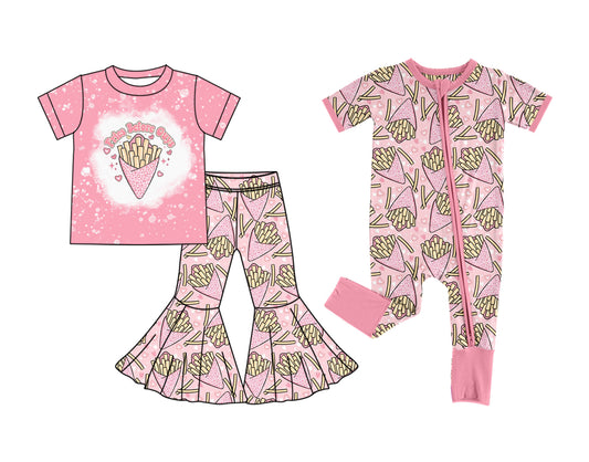 25.10.4 custom each style moq 8 eta 6-8week Sibling Sisters baby girl clothes short sleeve pants sets and romper match family design