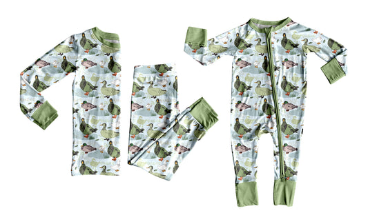 25.9.30 custom each style moq 8 eta 6-8week Sibling Sisters duck baby boy clothes long sleeve pants sets and romper match family design