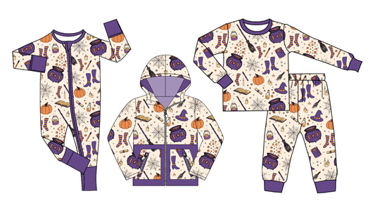 25.8.14 custom each style moq 5eta 4-6week Sibling Sisters pumpkin boots baby boy long sleeve pants sets and romper and top match family design
