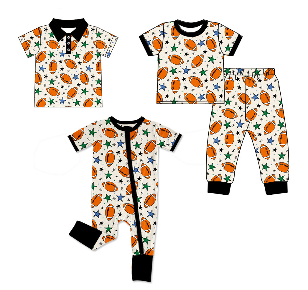 Custom moq 5 mix size Baby Boys Star-Print Short-Sleeved Polo Shirt And Pants Romper Set Cute And Fashionable Outfit for Little Ones